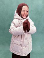 Loomknits Варежки вязаные шоколад — изображение 3