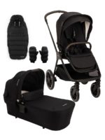 Nuna Коляска 2 в 1 Triv LX Caviar с зимним комплектом