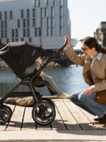 Nuna Коляска 2 в 1 Triv LX Caviar с зимним комплектом — изображение 11
