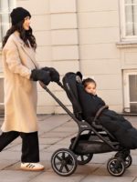 Nuna Коляска 2 в 1 Triv LX Caviar с зимним комплектом — изображение 12