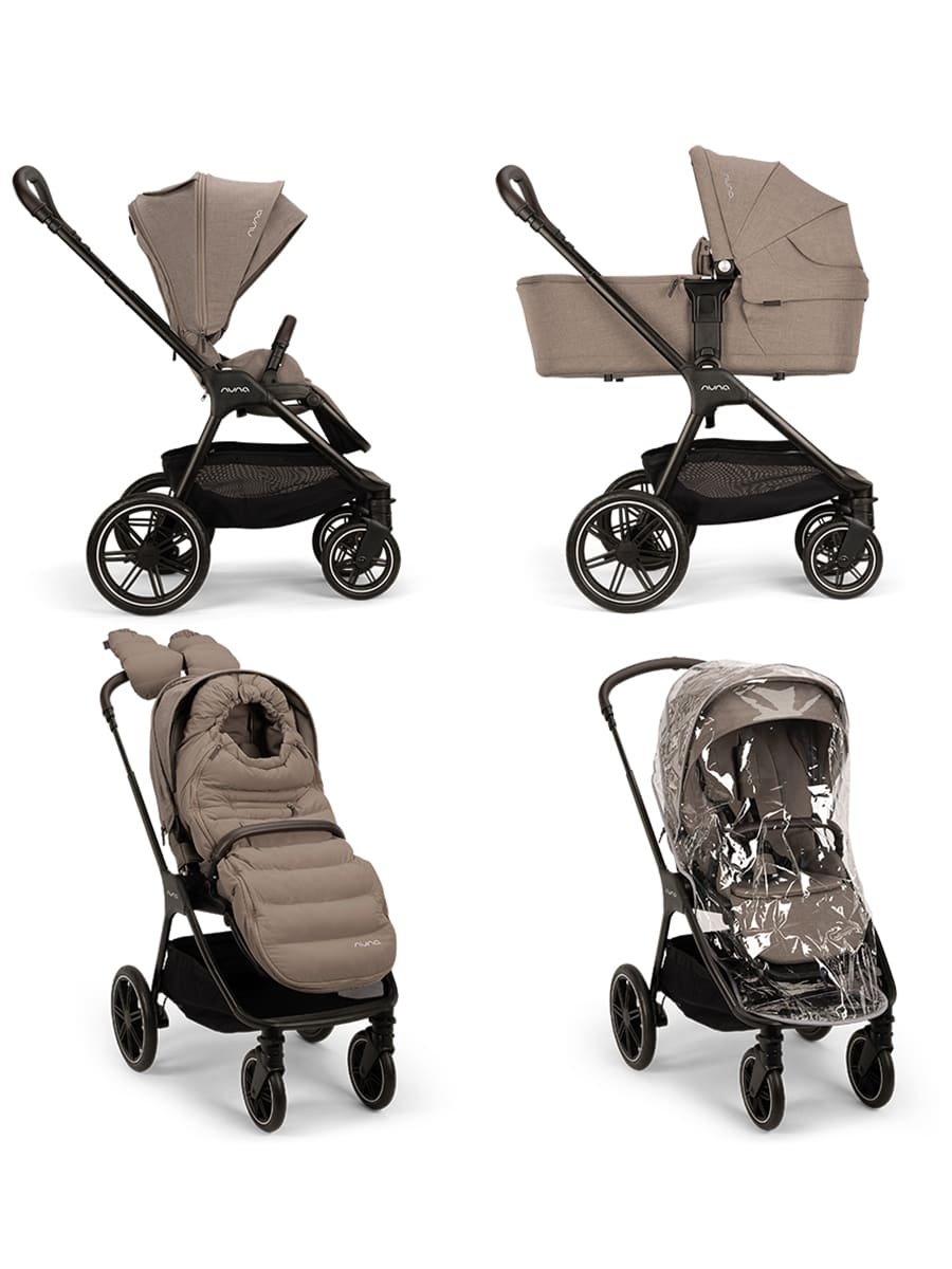 Nuna Коляска 2 в 1 Triv LX Cedar с зимним комплектом — изображение 21