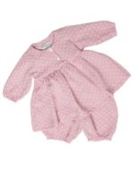 Сонный Гномик Комплект (кофта, шорты) Сакура розовый горох — изображение 4