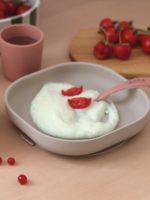 Beaba Набор посуды (2 тарелки на присоске, стакан, ложка) Terracotta — изображение 2