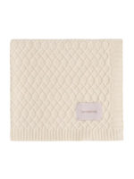 Loomknits Плед вязаный экрю 120х80см