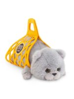 Orange Toys Мягкая игрушка Кот Барсик в сумке серый