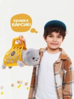 Orange Toys Мягкая игрушка Кот Барсик в сумке серый — изображение 5