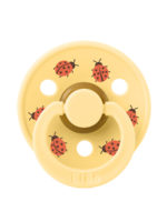BIBS Пустышка Studio Colour Ladybug Friends Pale Butter 0-6 месяцев