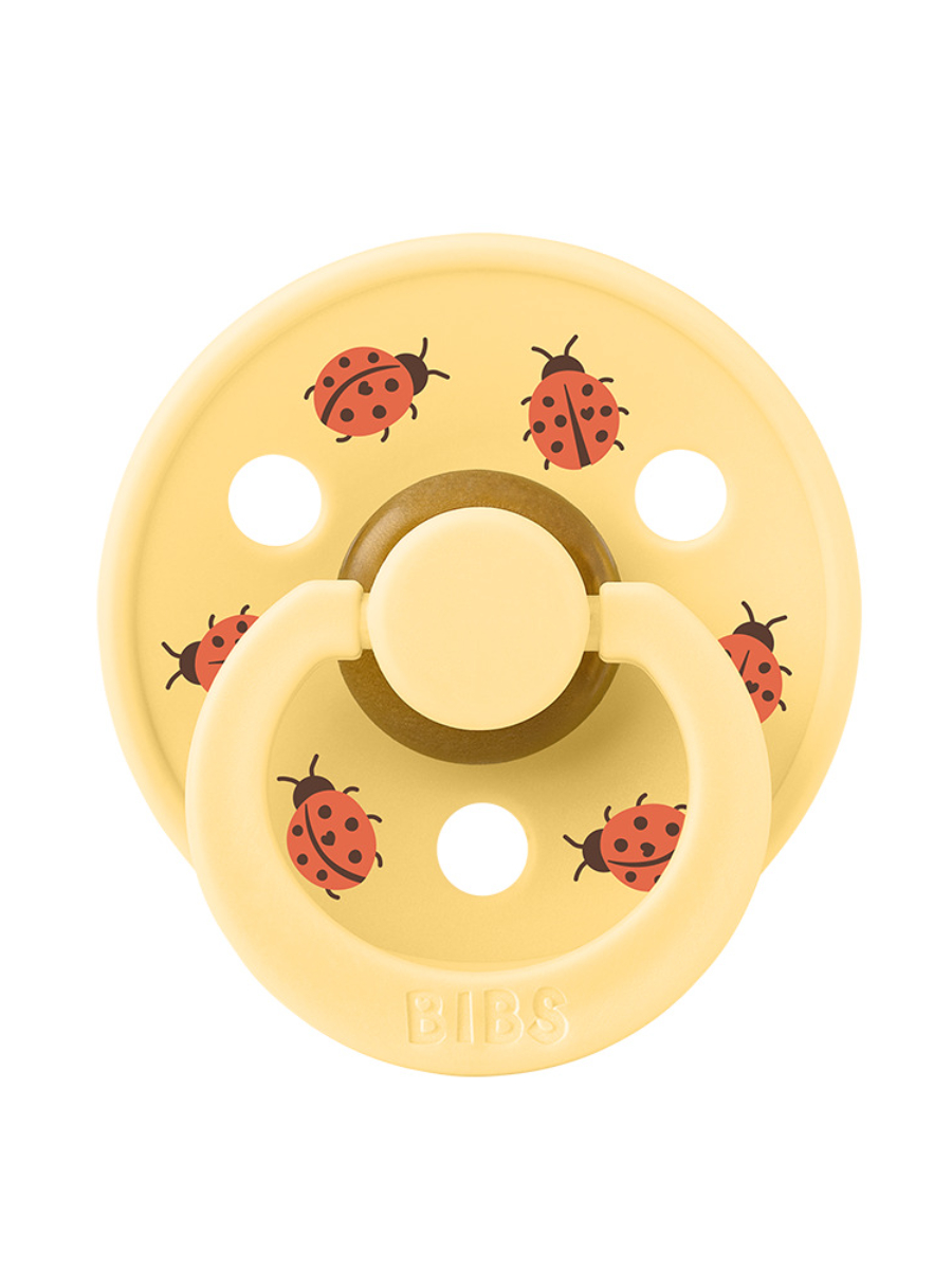 STUDIO Colour Ladybug Friends Pale Butter BIBS Пустышка Studio Colour Ladybug Friends Pale Butter 0-6 месяцев — изображение 1