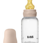 BIBS Бутылочка из полипропилена в наборе с латексной соской 150мл Blush