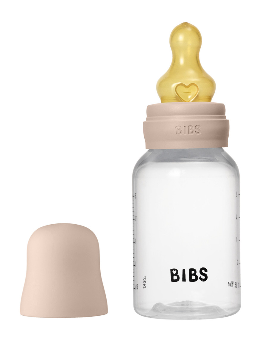 BIBS-Бутылочка-из-полипропилена-в-наборе-с-латексной-соской-150мл-Blush_001 BIBS Бутылочка из полипропилена в наборе с латексной соской 150мл Blush — изображение 1