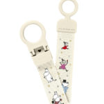 BIBS Держатель для пустышки Moomin Clip Loop Ivory