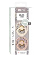 BIBS Набор из 2-х пустышек Liberty Colour Symmetrical Eloise/Blush Mix 6-18 месяцев — изображение 4