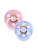 BIBS Набор из 2-х пустышек Colour Moomin Dreaming Baby Pink/Hush Mix 0-6 месяцев