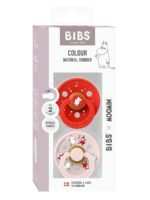 BIBS Набор из 2-х пустышек Colour Moomin Dancing Candy Apple/Petal Mix 6-18 месяцев — изображение 4