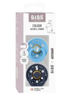BIBS Набор из 2-х пустышек Colour Moomin Good Night Breeze/Deep Space Mix 0-6 месяцев — изображение 6