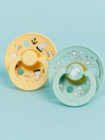 BIBS Набор из 2-х пустышек Colour Moomin Sailing Nordic Mint/Pale Butter Mix 0-6 месяцев — изображение 2