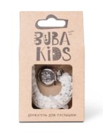 Buba Kids Держатель плетёный для пустышки серебряная звезда — изображение 3