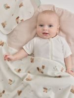 Buba Kids Фланелевая пеленка Бобры на хуторе 95х115см — изображение 2