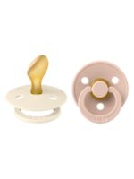 BIBS Набор из 2-х пустышек Colour Latex Anatomical Ivory/Blush 6-18 месяцев — изображение 2