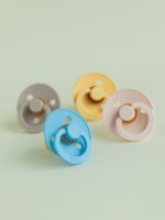 BIBS Набор из 2-х пустышек Colour Latex Pale Butter/Petal 0-6 месяцев — изображение 3