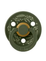 BIBS Пустышка Colour Holiday Leaf Hunter Green/Sage 6-18 месяцев