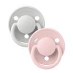 BIBS Набор из 2-х пустышек De Lux Silicone Haze/Blossom 0-36 месяцев