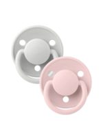 BIBS Набор из 2-х пустышек De Lux Silicone Haze/Blossom 0-36 месяцев