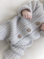 Mimibaby Комплект (комбинезон, шапочка, пинетки) стальной — изображение 2