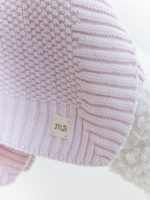 Mimibaby Плед вязаный Райс лавандовый 105х90см — изображение 4