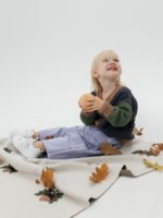 Mimibaby Плед вязаный Жёлуди молочный 100х85см — изображение 6