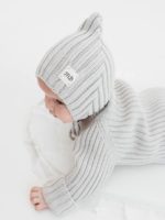 Mimibaby Шапка из хлопка Эльф стальная — изображение 3