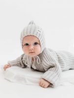 Mimibaby Шапка из хлопка Эльф стальная — изображение 2