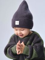 Mimibaby Вязаная шапка антрацитовая — изображение 2