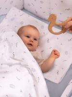 Perina Комплект постельного белья Sleepy голубой 100х70см — изображение 4