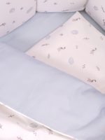 Perina Комплект постельного белья Sleepy голубой 100х70см