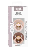 BIBS Набор из 2-х пустышек Studio Colour Fusion Latex Blush/Woodchuck Mix 0-6 месяцев — изображение 5