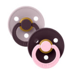 BIBS Набор из 2-х пустышек Studio Colour Fusion Latex Dusky Lilac/Plum Mix 6-18 месяцев