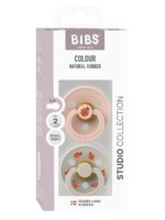 BIBS Набор из 2-х пустышек Studio Colour Ladybug Latex Blush/Sand 6-18 месяцев — изображение 4