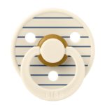 BIBS Пустышка Studio Colour Pin Latex Ivory/Steel Blue 6-18 месяцев