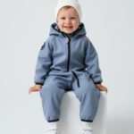 ToucanKids Демисезонный комбинезон Softshell серо-голубой