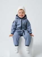ToucanKids Демисезонный комбинезон Softshell серо-голубой