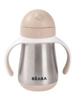 Beaba Поильник-термоc с трубочкой Tasse Paille Inox Clay 250мл — изображение 6