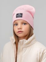 Bodo Шапка из рибаны светло-розовая