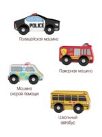 Hape Игровой набор Jadore Городские службы "Транспорт" — изображение 2