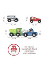 Hape Игровой набор Jadore Городские службы "Спецтехника" — изображение 3