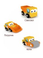 Hape Игровой набор Jadore Стройка "Спецтехника" 3 машинки — изображение 2