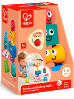 Hape Конструктор монтессори Геометрическая башня — изображение 5