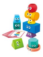 Hape Конструктор монтессори Геометрическая башня