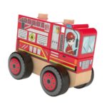 Hape Развивающая игрушка 3в1 Jadore Службы спасения "Пожарная машина"