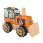 Hape Развивающая игрушка 3в1 Jadore Спецтехника "Бульдозер"